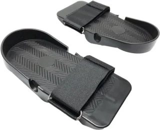 Roeipedalen 23,5 x 10,5 cm zwart