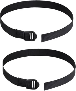 De Roeiriemen Set - 2 stuks - Zwart in één oogopslag