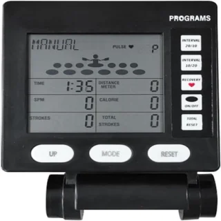 Roeisnelheidsmeter Monitor - Zwart
