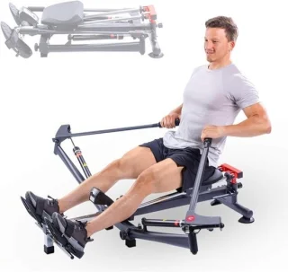 Roeitoestel roeimachine hometrainer zwart
