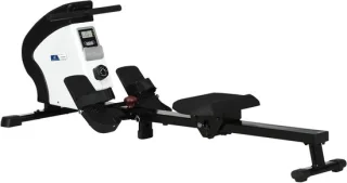 Roeitrainer fitnessapparaat wit-zwart