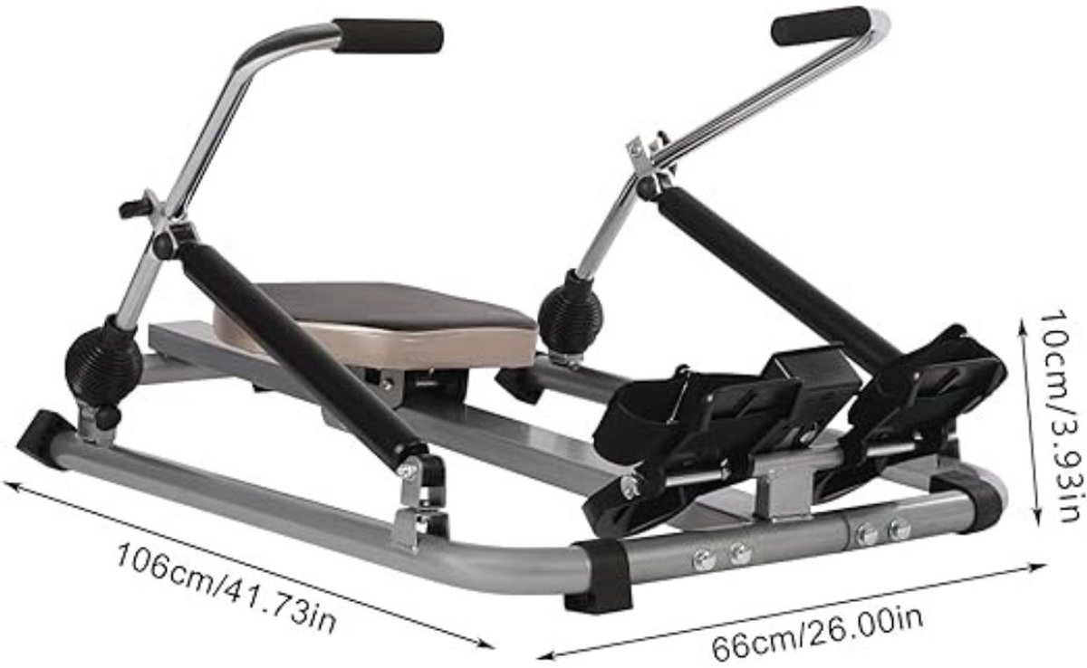 Wat vinden we goed aan de Roeitrainer Hometrainer Inklapbaar Zilver Zwart