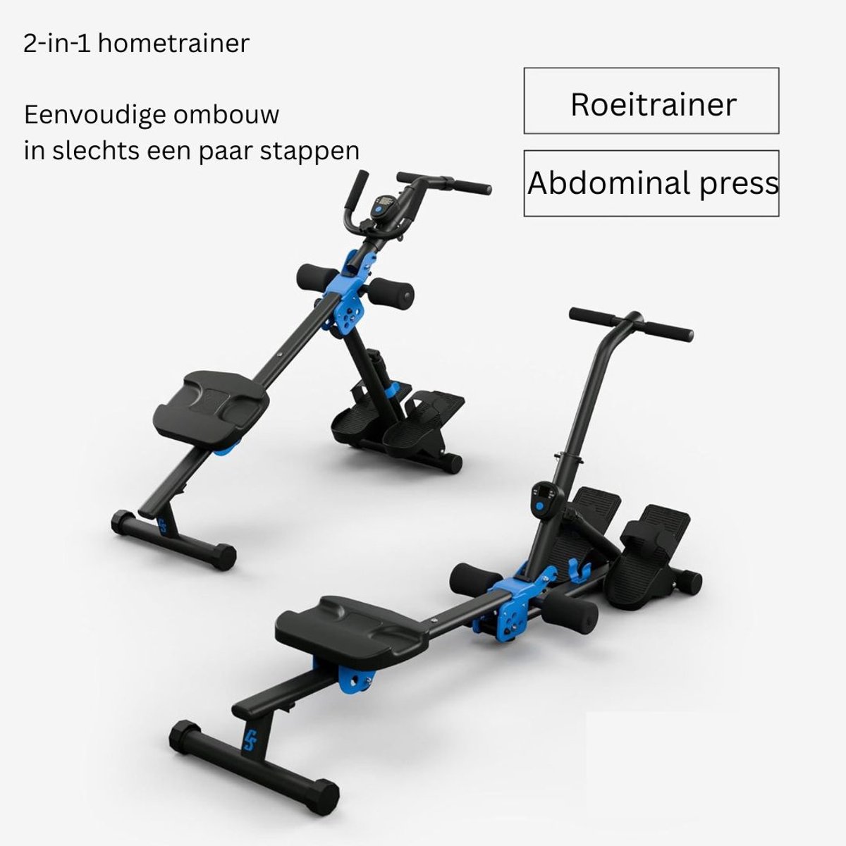 Wat vinden we goed aan de Roeitrainer Hometrainer Roeimachine Zwart Blauw