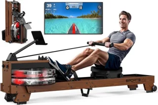 Roeitrainer hout water trainer