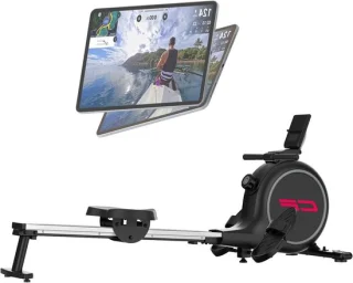 Roeitrainer indoor zwart