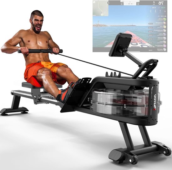 Roeitrainer Magnetisch Inklapbaar - 160 kg - LCD Monitor