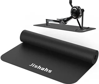 Roeitrainer mat zwart 8.5 x 2.3 ft