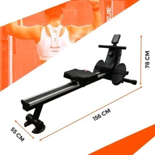 Roeitrainer met magnetische weerstand