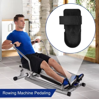 Wat vinden we goed aan de Roeitrainer pedalen 24x10.5 cm veelkleurig