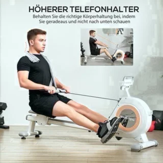 Roeitrainer – Roeimachine – Fitnessapparaat – Indoor Rower – Home Gym