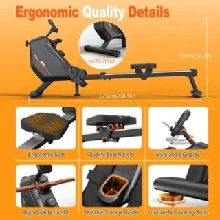 Roeitrainer – roeimachine – roeiapparaat – fitnessapparaat – hometrainer