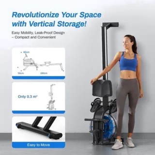 Roeitrainer – Roeimachine – Waterroeimachine – Fitnessapparaat – indoor rowing