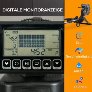 Roeitrainer - Roeimachine - Zwart