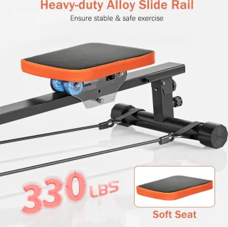 Roeitrainer Thuistraining LCD-scherm 120 kg