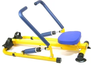 Roeitrainer voor kinderen - fitnessapparaat binnen - grijs