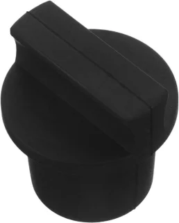 Rubberen waterstop voor roeitrainer, 3,7 x 3,5 x 3,5 cm, zwart