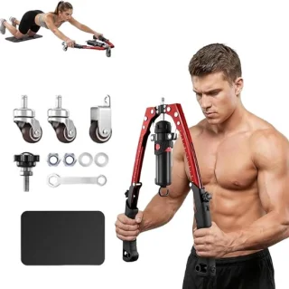 Schoudertrainer met rollen - Armspiertrainer
