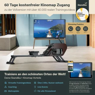 Skandika Nemo III Hybrid Roeiapparaat