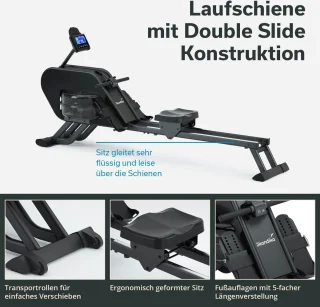 Skandika Nemo III Hybrid Roeitrainer