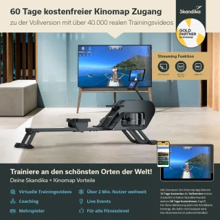 Skandika Nemo III Hybrid Roeitrainer