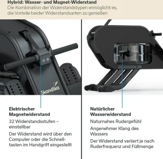 Skandika Nemo III Hybrid Roeitrainer