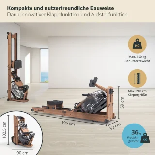 Wat vinden we goed aan de Skandika Nytta waterroeimachine