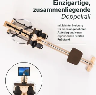 Skandika Styrke Premium Alpenden Houten Waterroeier