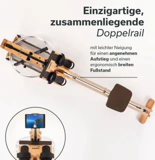 Skandika Styrke Premium Kersenhout Roeitrainer