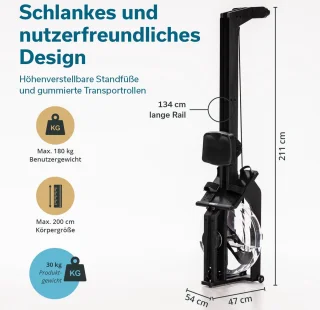 Skandika Styrke Premium Waterroeier Roeitrainer
