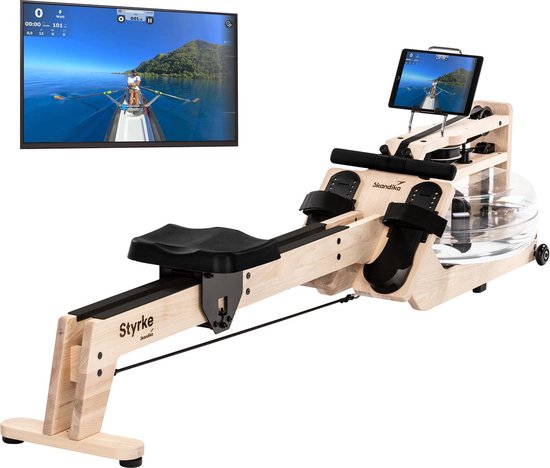 Skandika Styrke Roeitrainer Waterroeier Arcticwit Zwart review