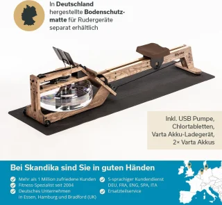 Skandika Styrke Roeitrainer Waterroeier Caramel Bruin