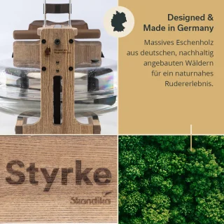 Skandika Styrke Roeitrainer Waterroeier Caramel Bruin