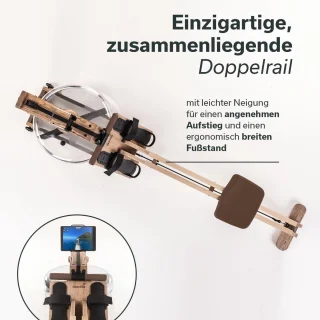 Skandika Styrke Roeitrainer Waterroeier Caramel Bruin