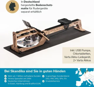 Skandika Styrke Roeitrainer Waterroeier Caramel Zwart