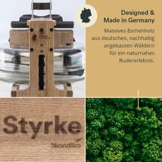 Skandika Styrke Roeitrainer Waterroeier Caramel Zwart
