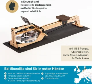 Skandika Styrke Roeitrainer Waterroeier Hout Bruin