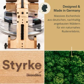 Skandika Styrke Roeitrainer Waterroeier Hout Bruin