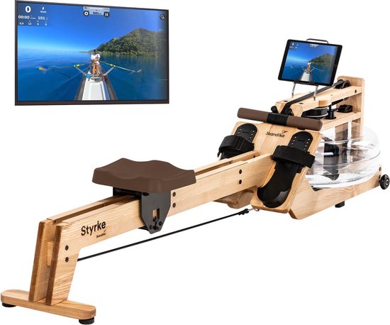 Skandika Styrke Roeitrainer Waterroeier Hout Bruin review