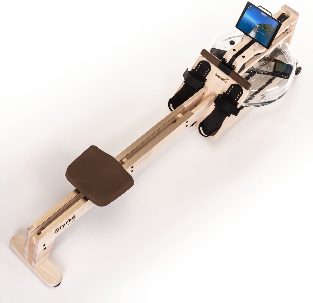 Wat vinden we goed aan de Skandika Styrke Roeitrainer Waterroeier Hout