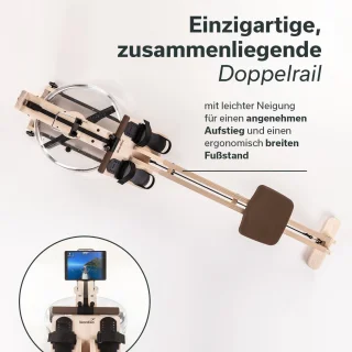 Skandika Styrke Roeitrainer Waterroeier Hout