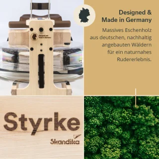 Skandika Styrke Roeitrainer Waterroeier Hout