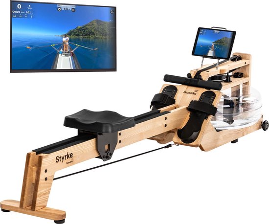 Skandika Styrke Waterroeitrainer essenhout zwart review