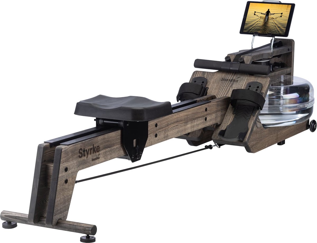 Wat vinden we goed aan de Skandika Styrke Waterroeitrainer Zwart Hout