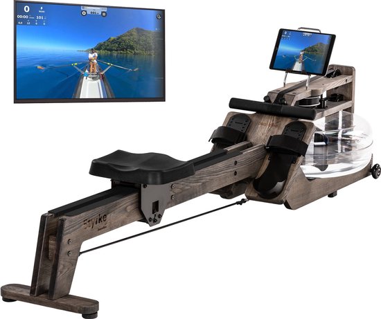 Skandika Styrke Waterroeitrainer Zwart Hout review