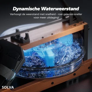 Wat vinden we goed aan de SOLVA Roeitrainer Hout/Zwart