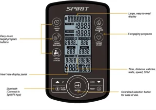 Spirit Fitness CRW900 Water Rower Roeitrainer