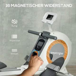SPORTNOW Roeimachine Wit