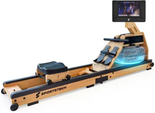 De Sportstech AquaElite Roeitrainer in één oogopslag