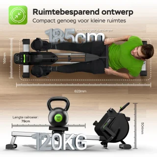 SportTronic® ST-X8 Roeitrainer