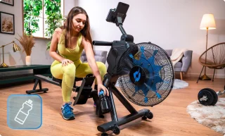 THUNDER FLY Roeitrainer Opklapbaar Met LCD-scherm